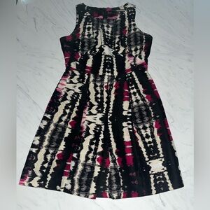 Tracy reese plenty pink black stripe dress 6